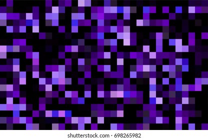 Dark BLUE vector polygonal illustration consisting of rectangles. Rectangular design for your business. Creative geometric background in origami style with gradient.