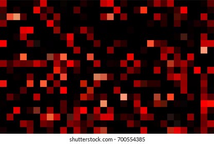 Dark BLUE vector polygonal illustration consisting of rectangles. Rectangular design for your business. Creative geometric background in origami style with gradient.