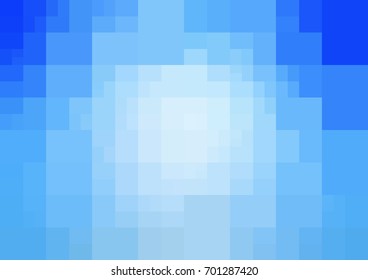 DARK BLUE vector polygonal illustration, which consist of rectangles. Rectangular pattern for your business design. Geometric background in Origami style with gradient. 