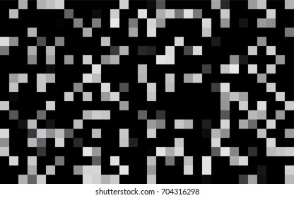 Dark BLUE vector polygonal illustration consisting of rectangles. Rectangular design for your business. Creative geometric background in origami style with gradient.