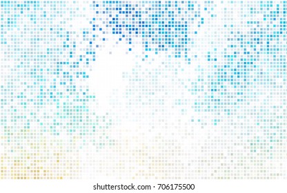 Dark BLUE vector polygonal illustration, which consist of rectangles. Rectangular pattern for your business design. Geometric background in Origami style with gradient. 
