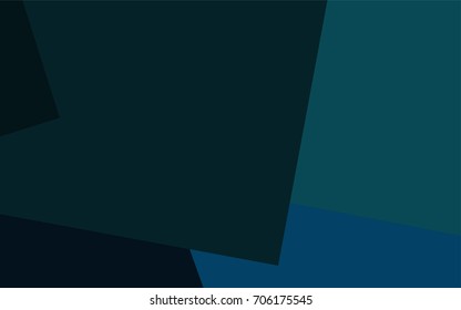 Dark BLUE vector polygonal illustration, which consist of rectangles. Rectangular pattern for your business design. Geometric background in Origami style with gradient. 