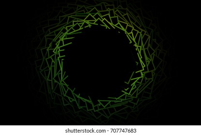 Dark BLUE vector polygonal illustration, which consist of rectangles. Rectangular pattern for your business design. Geometric background in Origami style with gradient. 