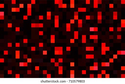 Dark BLUE vector polygonal illustration, which consist of rectangles. Rectangular pattern for your business design. Geometric background in Origami style with gradient. 