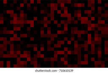 Dark BLUE vector polygonal illustration, which consist of rectangles. Rectangular pattern for your business design. Geometric background in Origami style with gradient. 