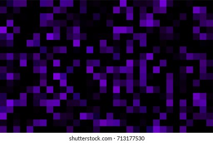 Dark BLUE vector polygonal illustration consisting of rectangles. Rectangular design for your business. Creative geometric background in origami style with gradient.