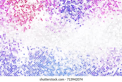 Dark BLUE vector polygonal illustration consisting of rectangles. Rectangular design for your business. Creative geometric background in origami style with gradient.