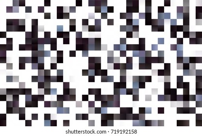 Dark BLUE vector polygonal illustration, which consist of rectangles. Rectangular pattern for your business design. Geometric background in Origami style with gradient. 