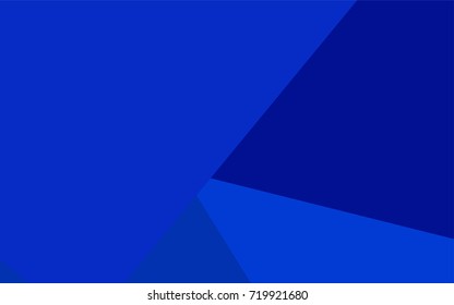 Dark BLUE vector polygonal illustration consisting of rectangles. Rectangular design for your business. Creative geometric background in origami style with gradient.