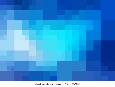 DARK BLUE vector polygonal illustration, which consist of rectangles. Rectangular pattern for your business design. Geometric background in Origami style with gradient. 