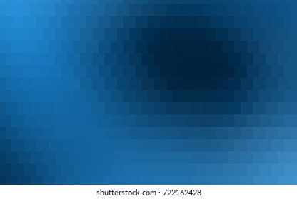 Dark BLUE vector polygonal illustration, which consist of rectangles. Rectangular pattern for your business design. Geometric background in Origami style with gradient. 