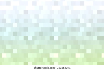 Dark BLUE vector polygonal illustration consisting of rectangles. Rectangular design for your business. Creative geometric background in origami style with gradient.
