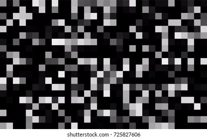 Dark BLUE vector polygonal illustration, which consist of rectangles. Rectangular pattern for your business design. Geometric background in Origami style with gradient. 