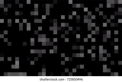 Dark BLUE vector polygonal illustration consisting of rectangles. Rectangular design for your business. Creative geometric background in origami style with gradient.