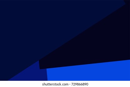 Dark BLUE vector polygonal illustration, which consist of rectangles. Rectangular pattern for your business design. Geometric background in Origami style with gradient. 