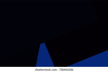 Dark BLUE vector polygonal illustration consisting of rectangles. Rectangular design for your business. Creative geometric background in origami style with gradient.