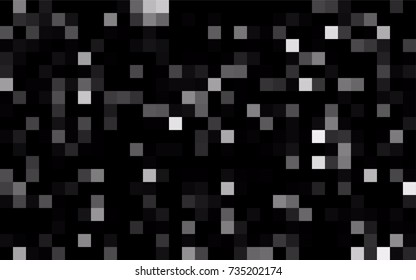 Dark BLUE vector polygonal illustration consisting of rectangles. Rectangular design for your business. Creative geometric background in origami style with gradient.