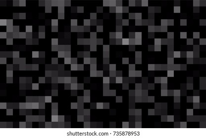 Dark BLUE vector polygonal illustration, which consist of rectangles. Rectangular pattern for your business design. Geometric background in Origami style with gradient. 
