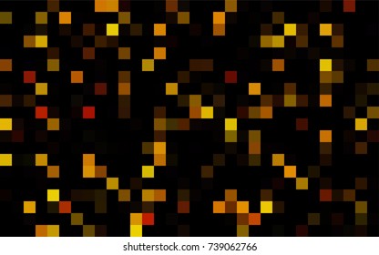 Dark BLUE vector polygonal illustration consisting of rectangles. Rectangular design for your business. Creative geometric background in origami style with gradient.