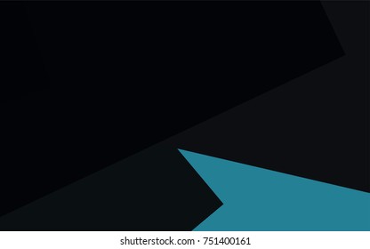 Dark BLUE vector polygonal illustration consisting of rectangles. Rectangular design for your business. Creative geometric background in origami style with gradient.