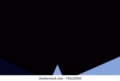 Dark BLUE vector polygonal illustration, which consist of rectangles. Rectangular pattern for your business design. Geometric background in Origami style with gradient. 