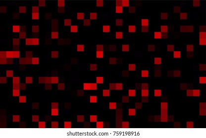 Dark BLUE vector polygonal illustration, which consist of rectangles. Rectangular pattern for your business design. Geometric background in Origami style with gradient. 