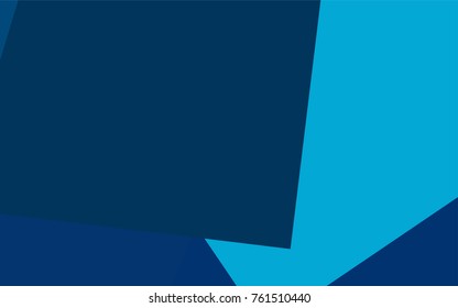 Dark BLUE vector polygonal illustration consisting of rectangles. Rectangular design for your business. Creative geometric background in origami style with gradient.