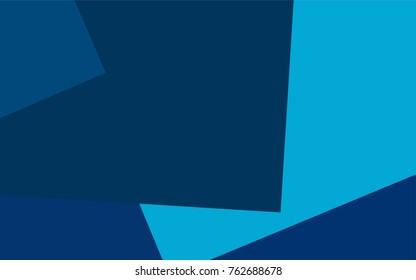 Dark BLUE vector polygonal illustration consisting of rectangles. Rectangular design for your business. Creative geometric background in origami style with gradient.