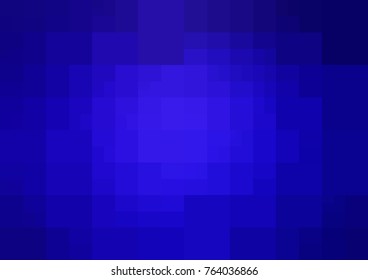 DARK BLUE vector polygonal illustration, which consist of rectangles. Rectangular pattern for your business design. Geometric background in Origami style with gradient. 