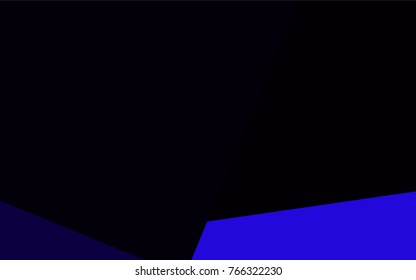 Dark BLUE vector polygonal illustration consisting of rectangles. Rectangular design for your business. Creative geometric background in origami style with gradient.