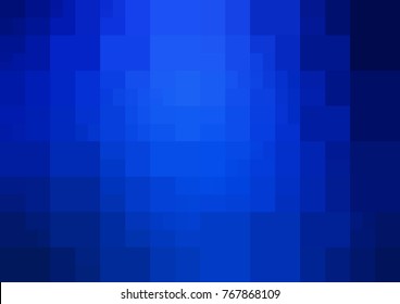DARK BLUE vector polygonal illustration, which consist of rectangles. Rectangular design for your business. Creative geometric background in Origami style with gradient