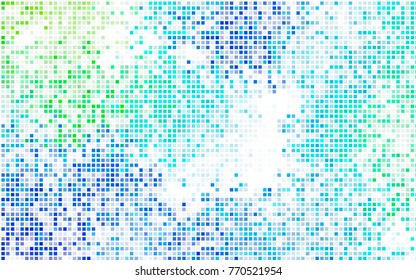 Dark BLUE vector polygonal illustration consisting of rectangles. Rectangular design for your business. Creative geometric background in origami style with gradient.
