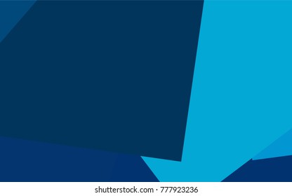 Dark BLUE vector polygonal illustration consisting of rectangles. Rectangular design for your business. Creative geometric background in origami style with gradient.