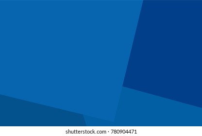 Dark BLUE vector polygonal illustration, which consist of rectangles. Rectangular pattern for your business design. Geometric background in Origami style with gradient. 