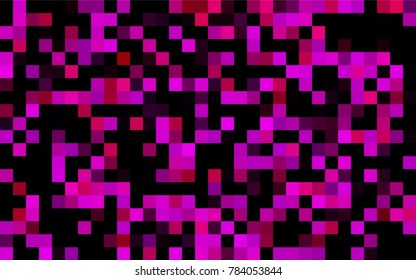 Dark BLUE vector polygonal illustration, which consist of rectangles. Rectangular pattern for your business design. Geometric background in Origami style with gradient. 