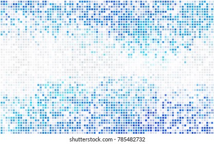 Dark BLUE vector polygonal illustration consisting of rectangles. Rectangular design for your business. Creative geometric background in origami style with gradient.