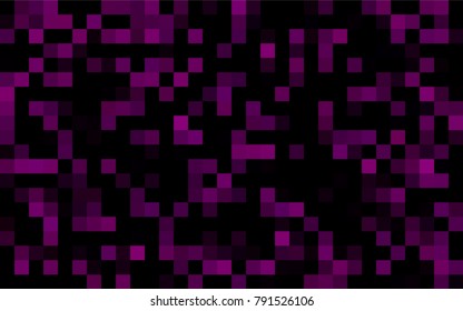 Dark BLUE vector polygonal illustration, which consist of rectangles. Rectangular pattern for your business design. Geometric background in Origami style with gradient. 