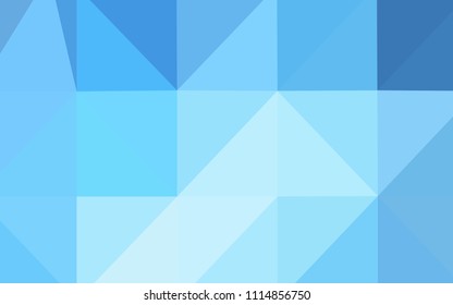 Dark BLUE vector polygonal pattern. Colorful illustration in abstract style with gradient. Brand-new design for your business.