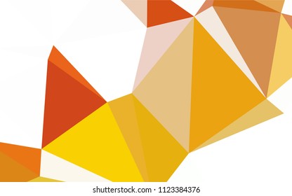 Dark BLUE vector polygonal pattern. A completely new color illustration in a polygonal style. Triangular pattern for your design.