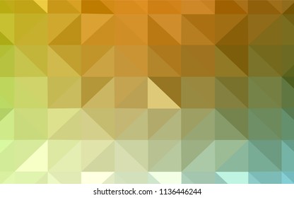 Dark BLUE vector polygonal pattern. Triangular geometric sample with gradient.  Best triangular design for your business.
