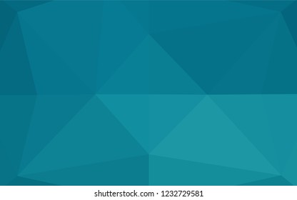 Dark BLUE vector polygonal pattern. Shining illustration, which consist of triangles. Brand new design for your business.