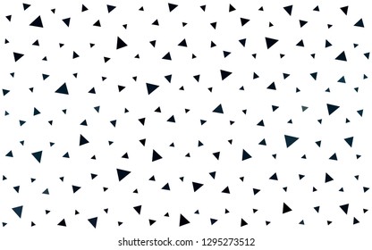 DARK BLUE vector  polygonal pattern. A sample with polygonal shapes. Best triangular design for your business.