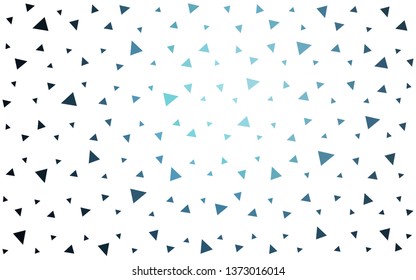 DARK BLUE vector  polygonal pattern. Polygonal abstract illustration with gradient. Triangular pattern for your design.