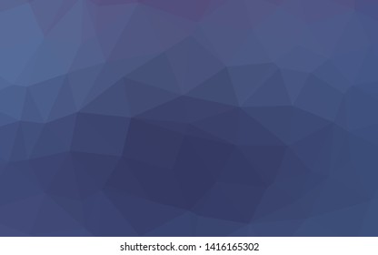 Dark BLUE vector polygonal pattern. Brand new colorful illustration in with gradient. Elegant pattern for a brand book.