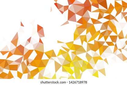 Dark BLUE vector polygonal pattern. Glitter abstract illustration with an elegant triangles. A completely new design for your leaflet.