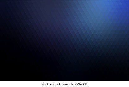 Dark BLUE vector polygonal pattern. Colorful abstract illustration with gradient. Brand-new design for your business.