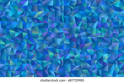 Dark BLUE vector polygonal pattern. Colorful illustration in abstract style with gradient. Triangular pattern for your business design.