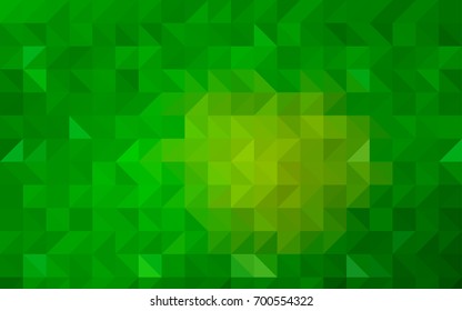 Dark BLUE vector polygonal pattern. Colorful abstract illustration with gradient. The completely new template can be used for your brand book.