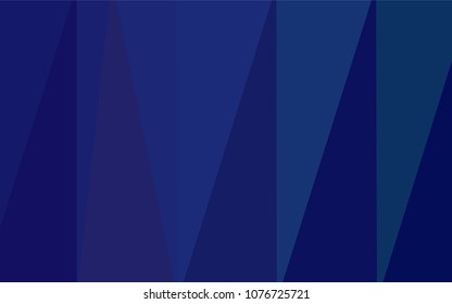 Dark BLUE vector polygonal template. Colorful illustration in abstract style with gradient. That new template can be used for your brand book.