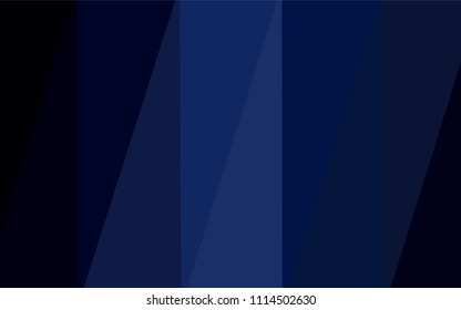 Dark BLUE vector polygonal template. Creative illustration in halftone style with gradient. That new template can be used for your brand book.